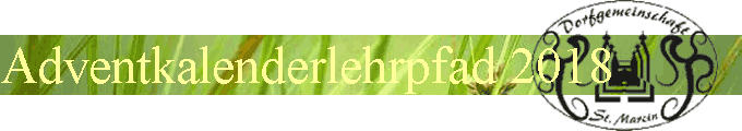 Adventkalenderlehrpfad 2018