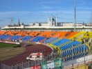 Blick auf den Kreml vom Stadion aus