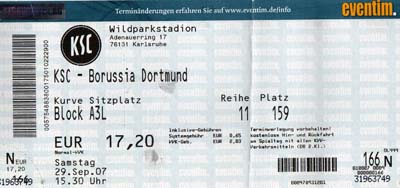 Karte Karlsruhe Dortmund