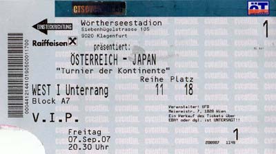 Karte Österreich Japan